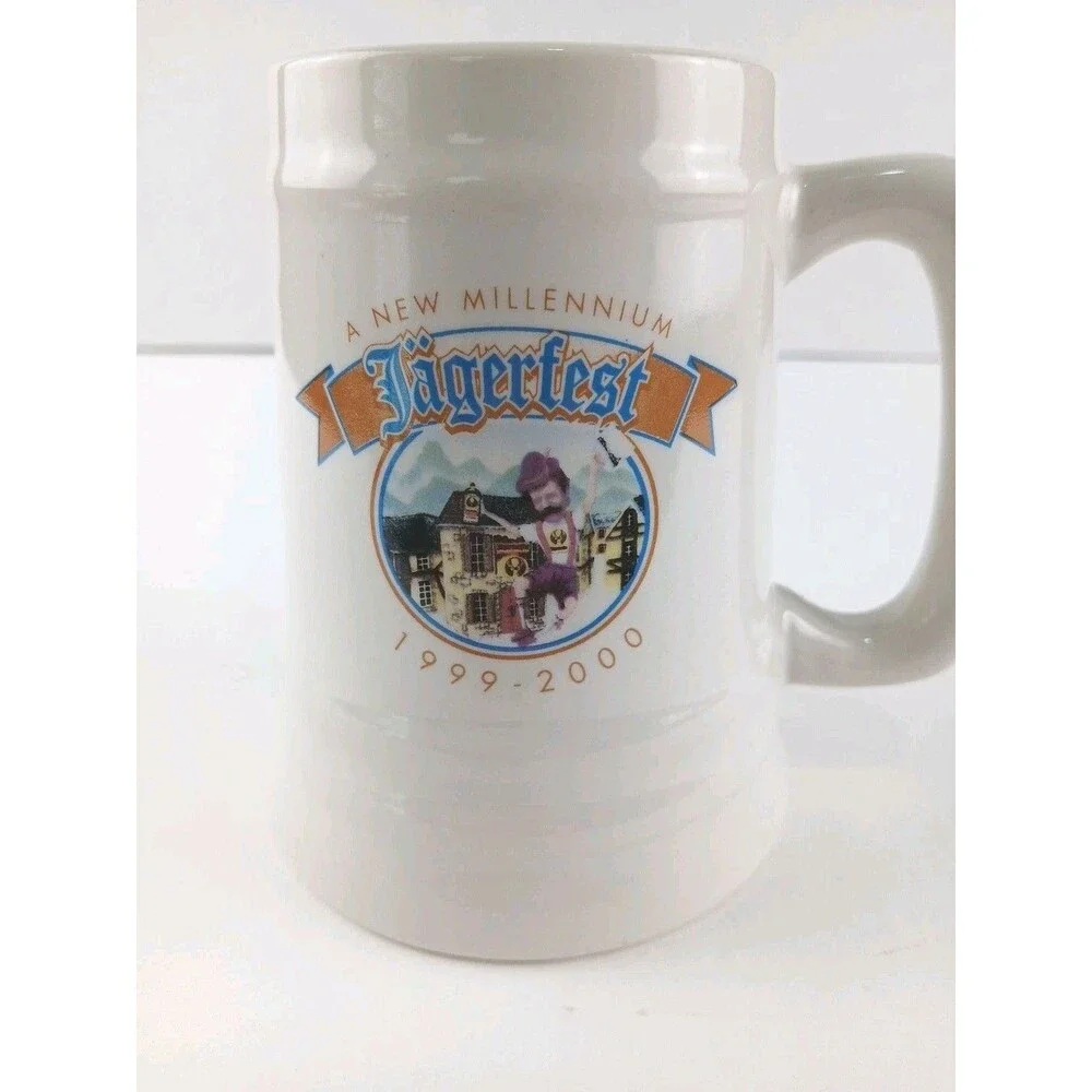 Jagermeister Stein jagerfest 1999-2000 Mug Ceramic 4.5